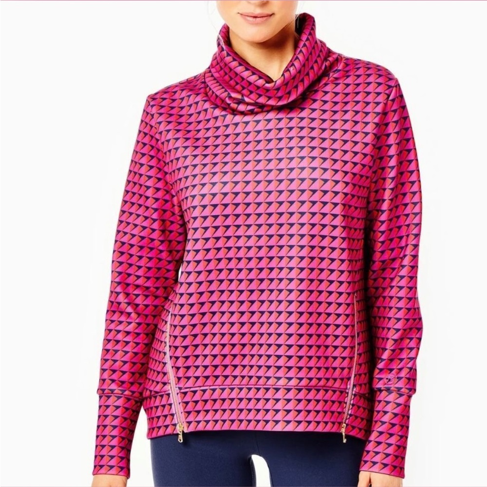 ⭐️ Addison Bay Everyday Pullover in Berry Mod Geo